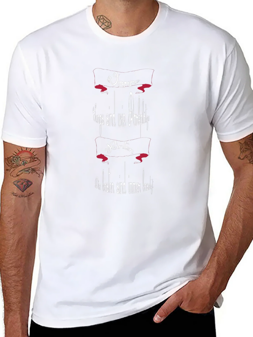 Humorous German T-Shirt: Always Parked Spots