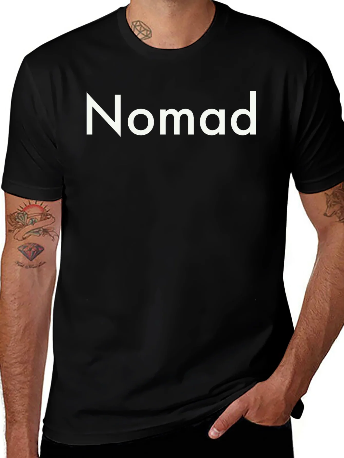 Nomad Graphic Tee - Mens Short Sleeve Crew Neck T-Shirt