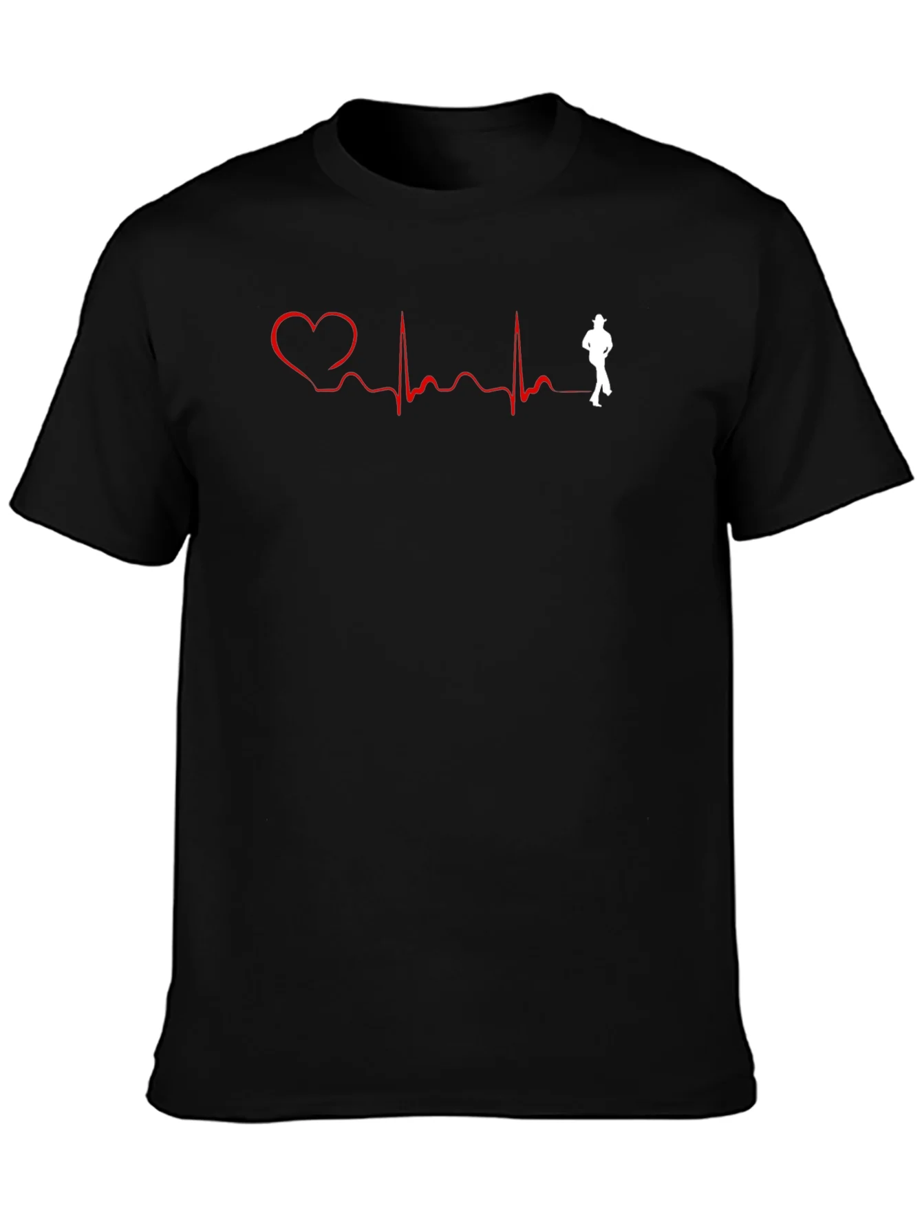 Heartbeat Dance Black T-Shirt