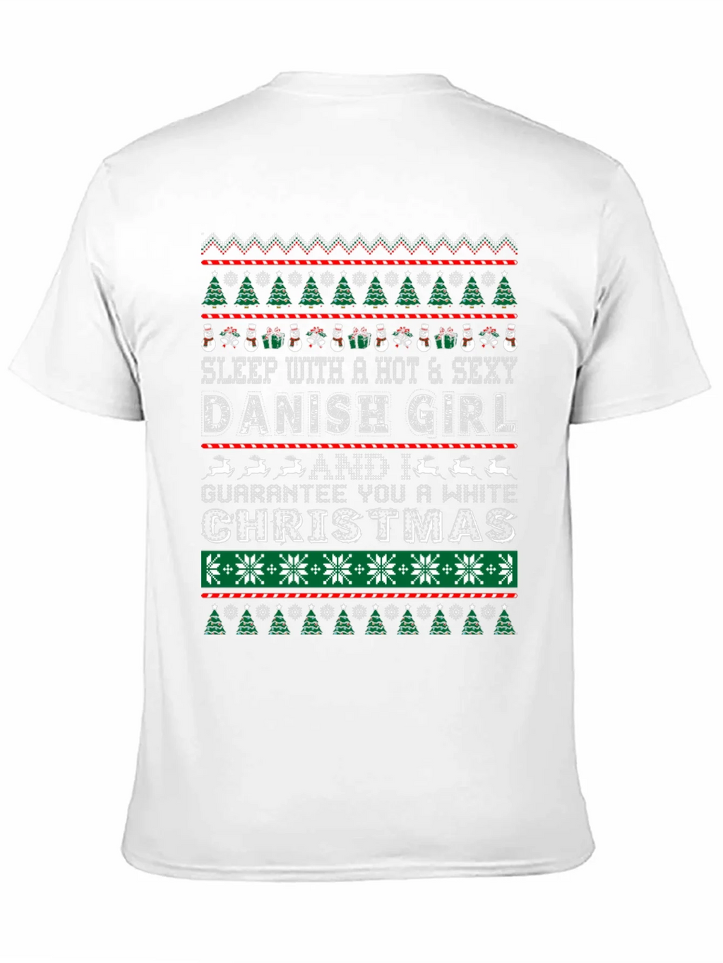 Hot Danish Girl Christmas Sweater T-Shirt