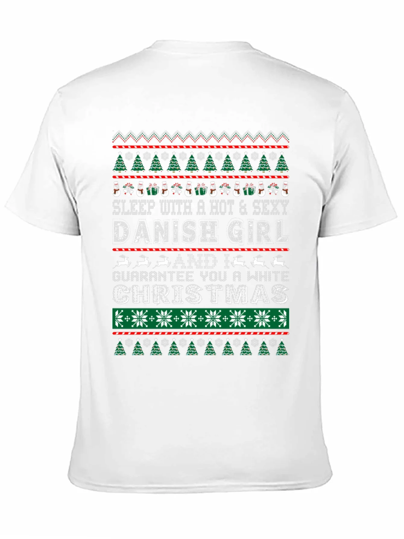 Hot Danish Girl Christmas Sweater T-Shirt