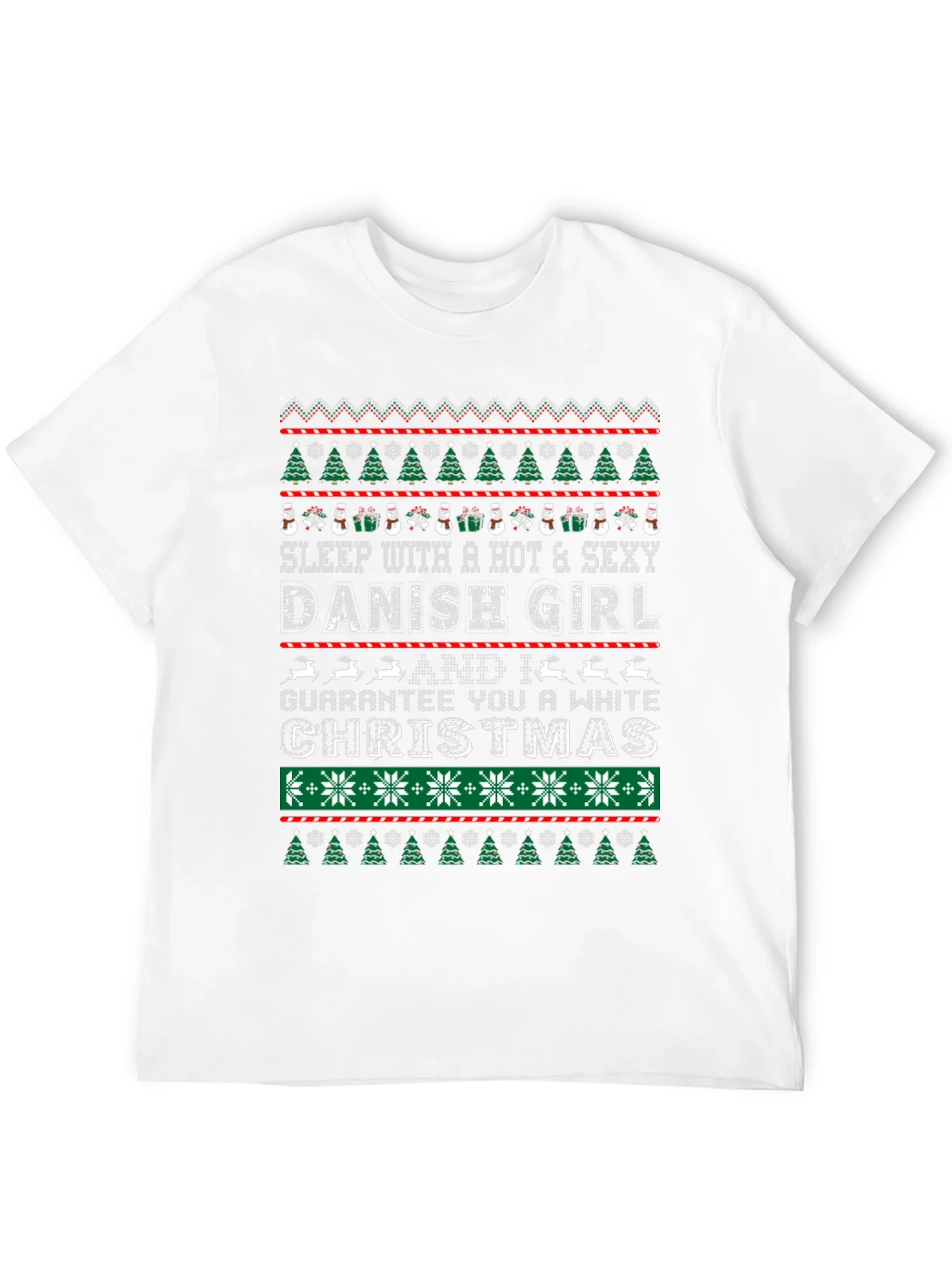 Hot Danish Girl Christmas Sweater T-Shirt