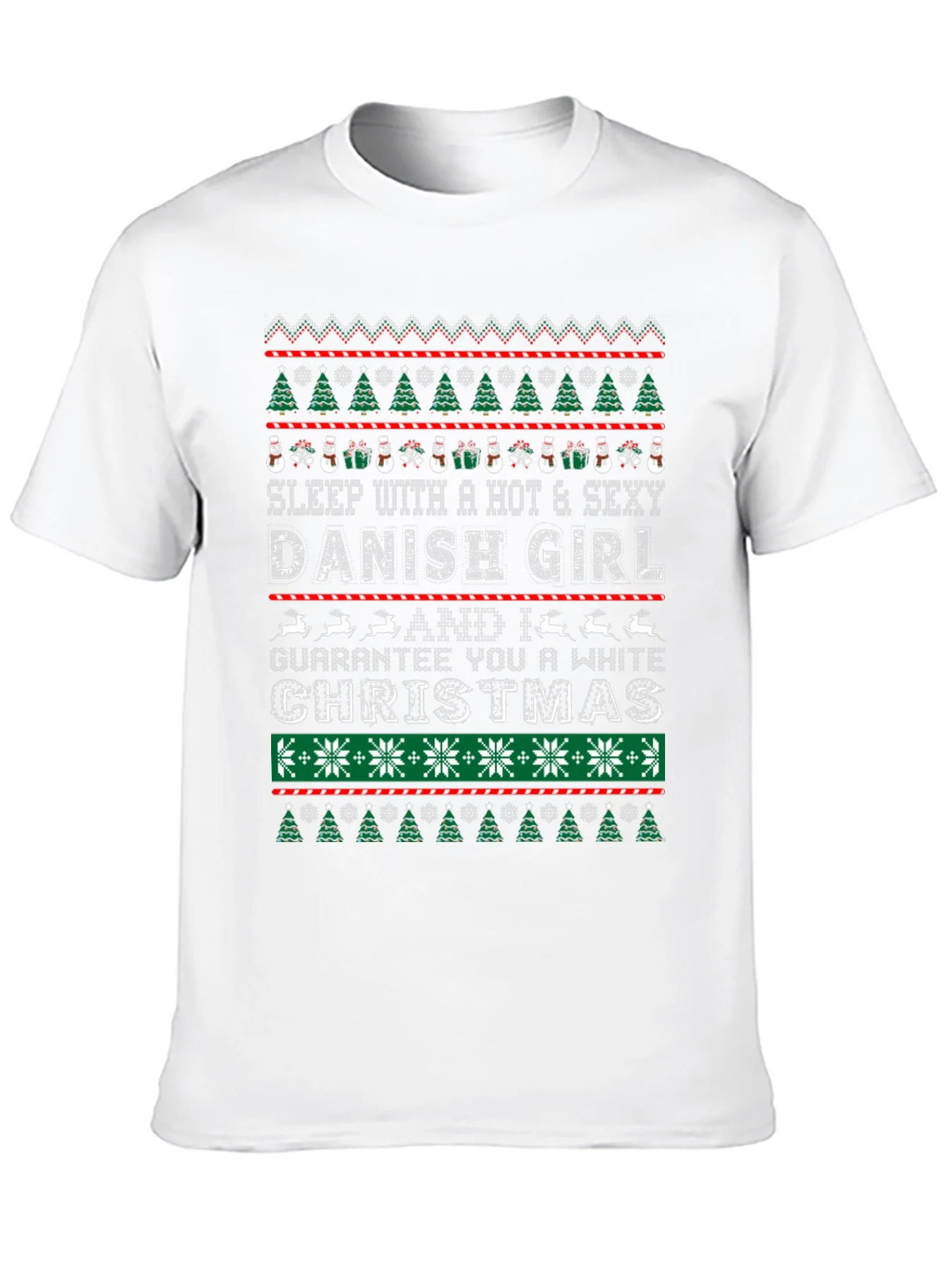 Hot Danish Girl Christmas Sweater T-Shirt