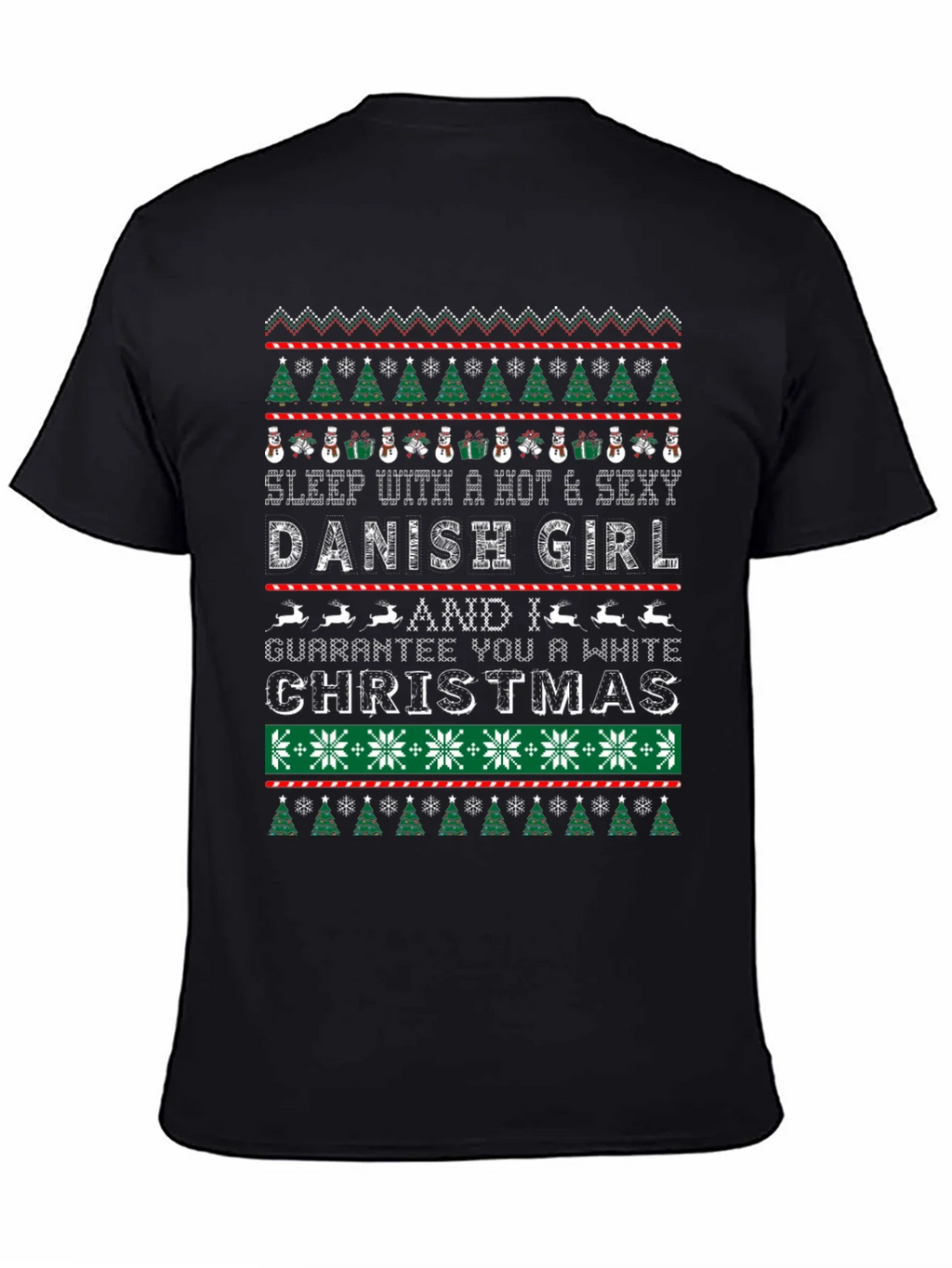 Hot Danish Girl Christmas Sweater T-Shirt