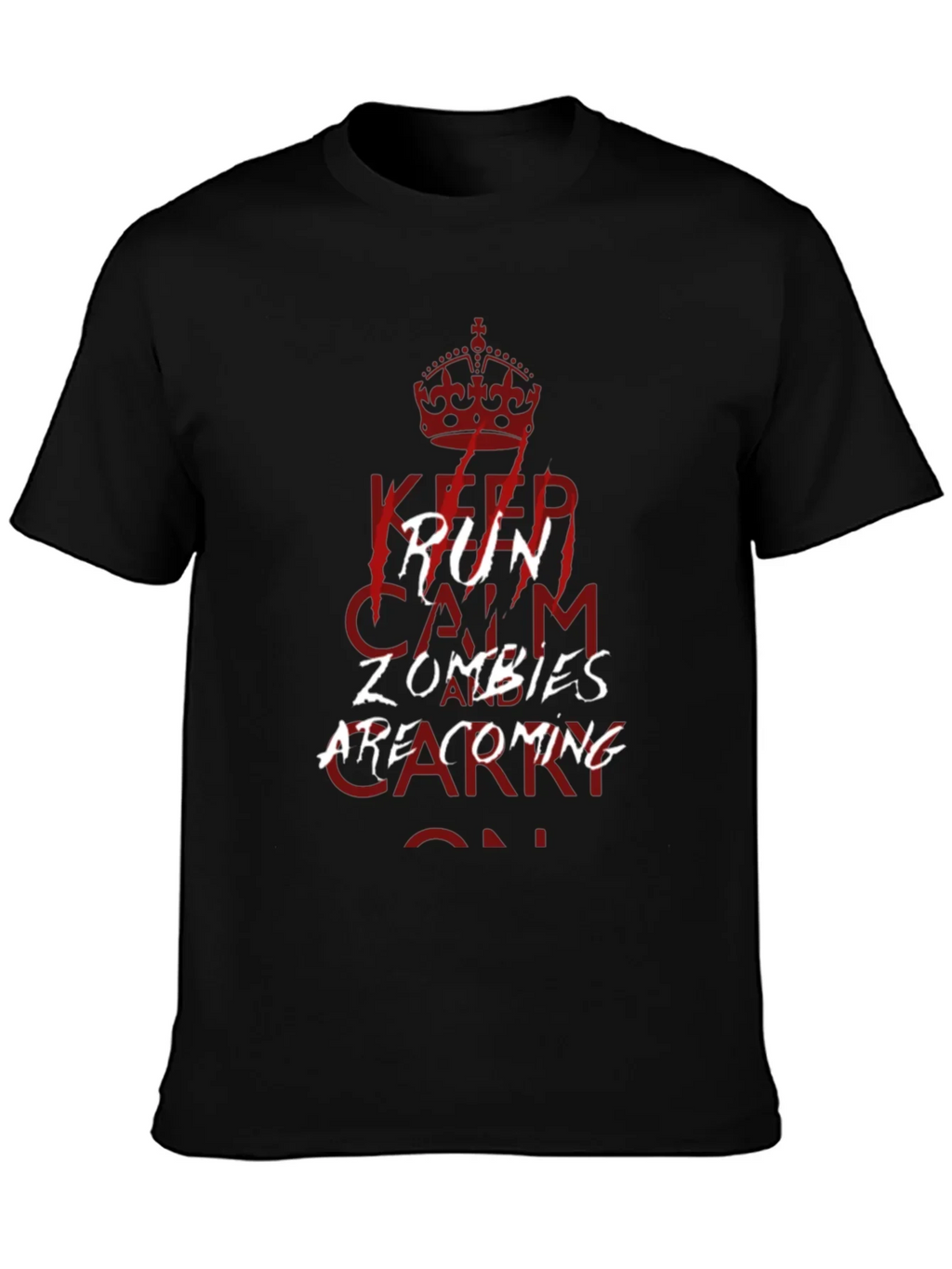 Keep Run Calm Zombies T-Shirt