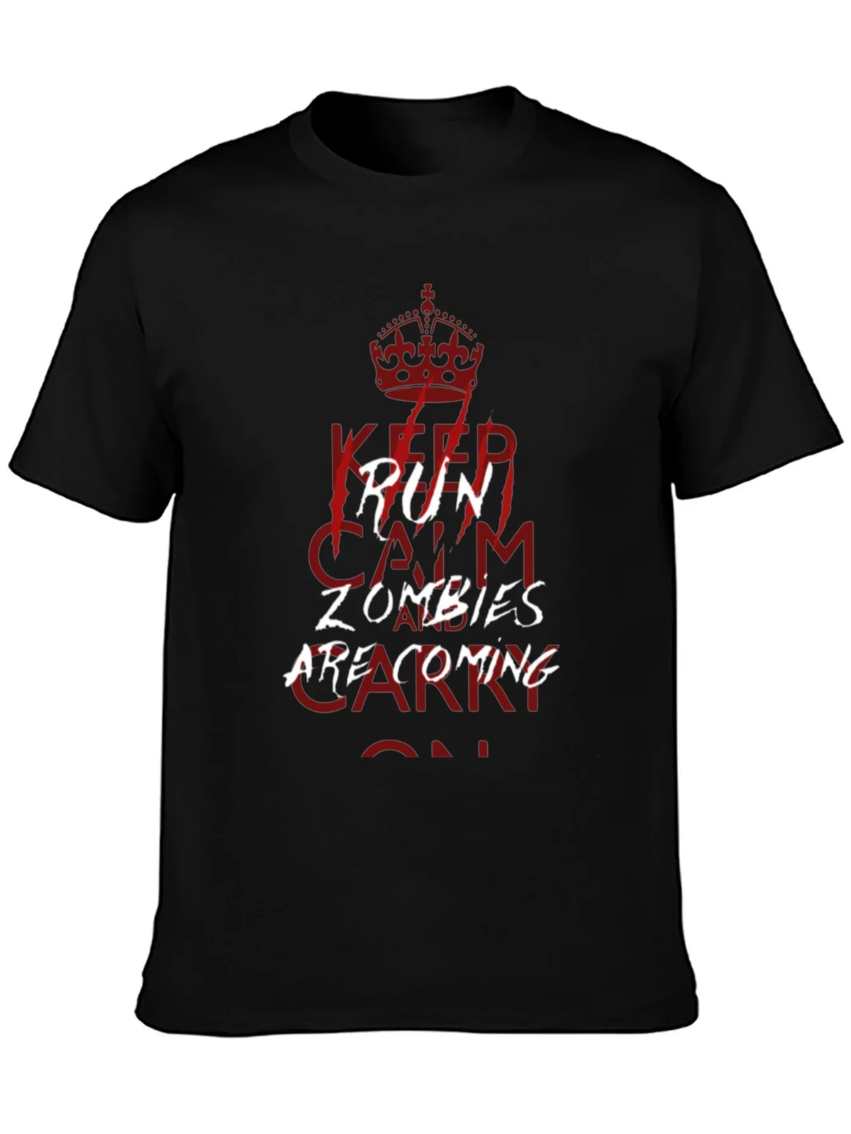 Keep Run Calm Zombies T-Shirt