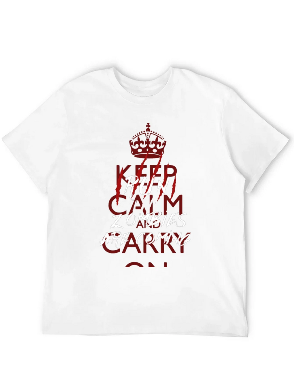 Keep Run Calm Zombies T-Shirt