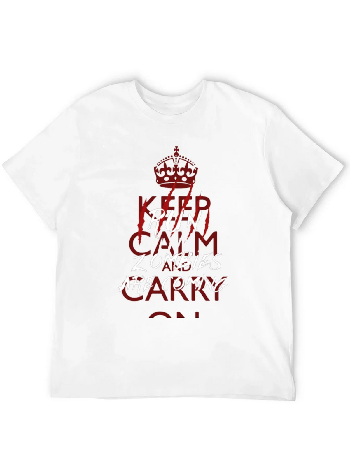 Keep Run Calm Zombies T-Shirt