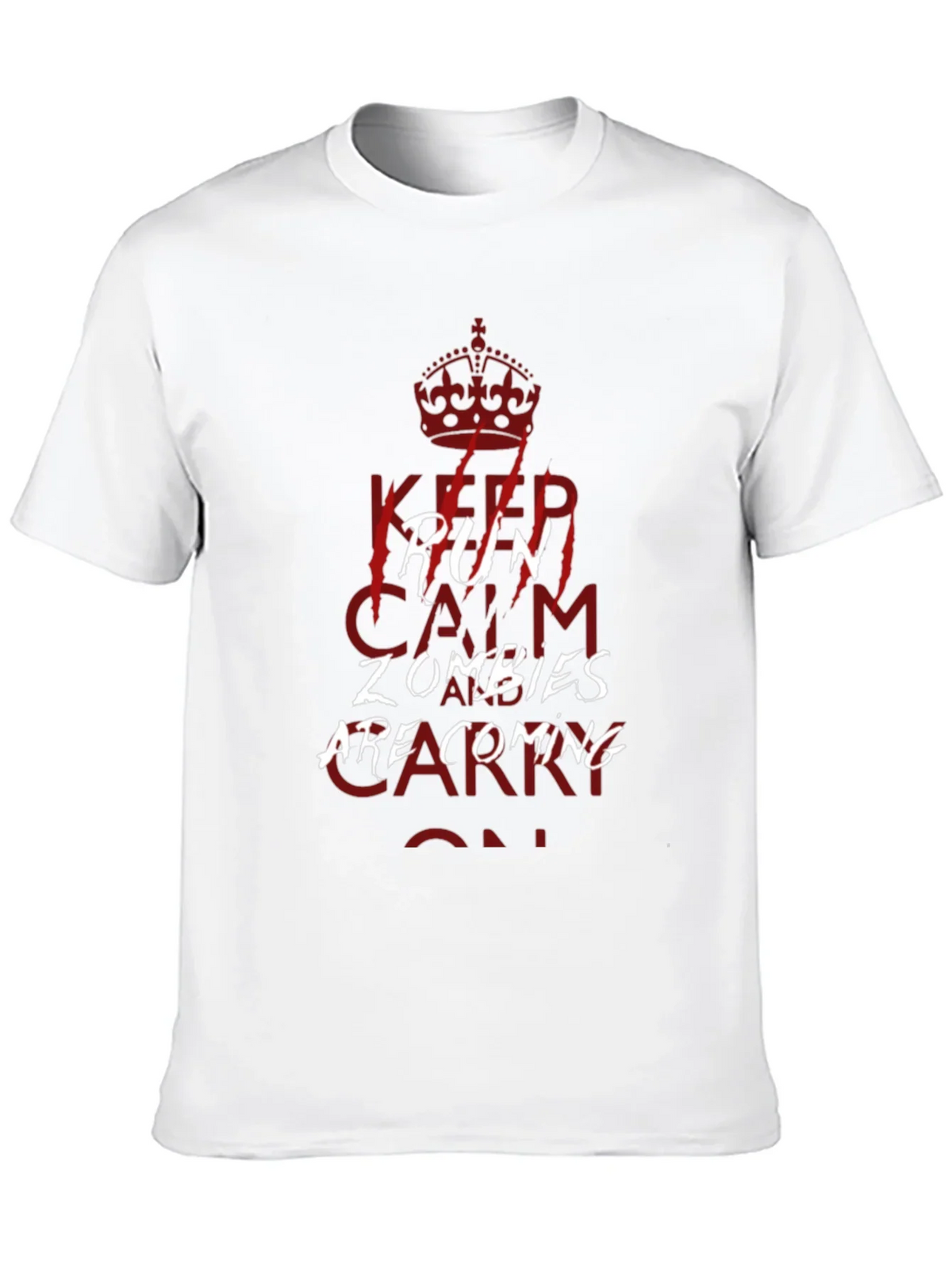 Keep Run Calm Zombies T-Shirt