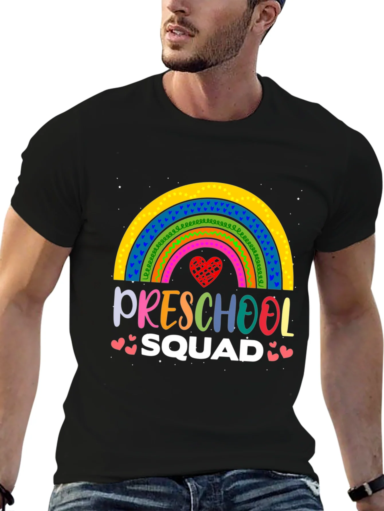 Preschool Squad Rainbow T-Shirt