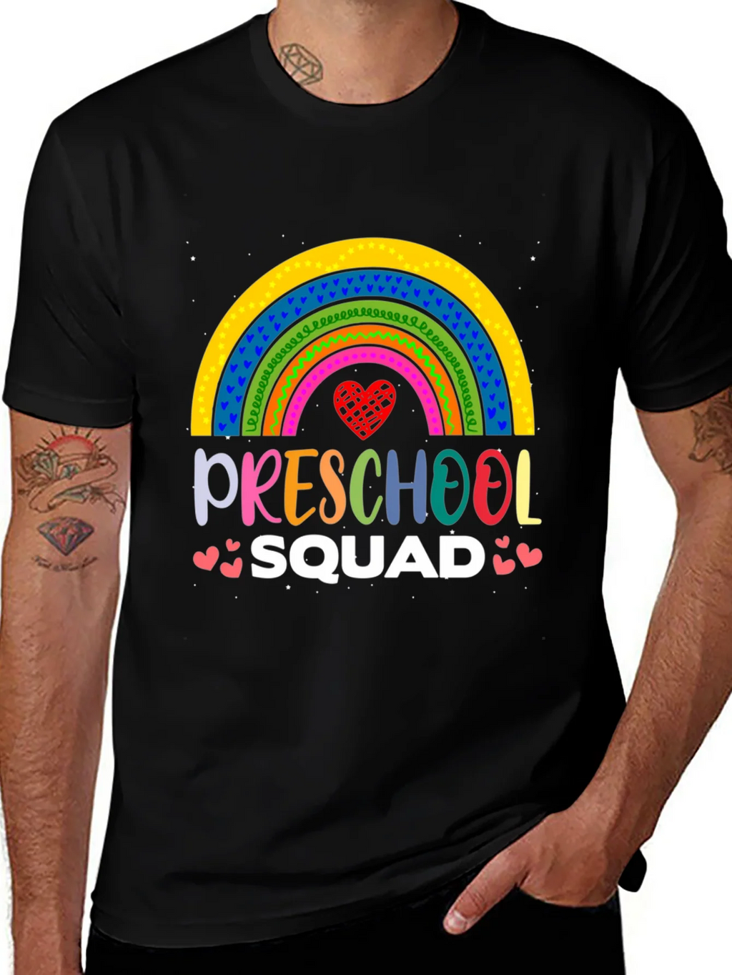 Preschool Squad Rainbow T-Shirt
