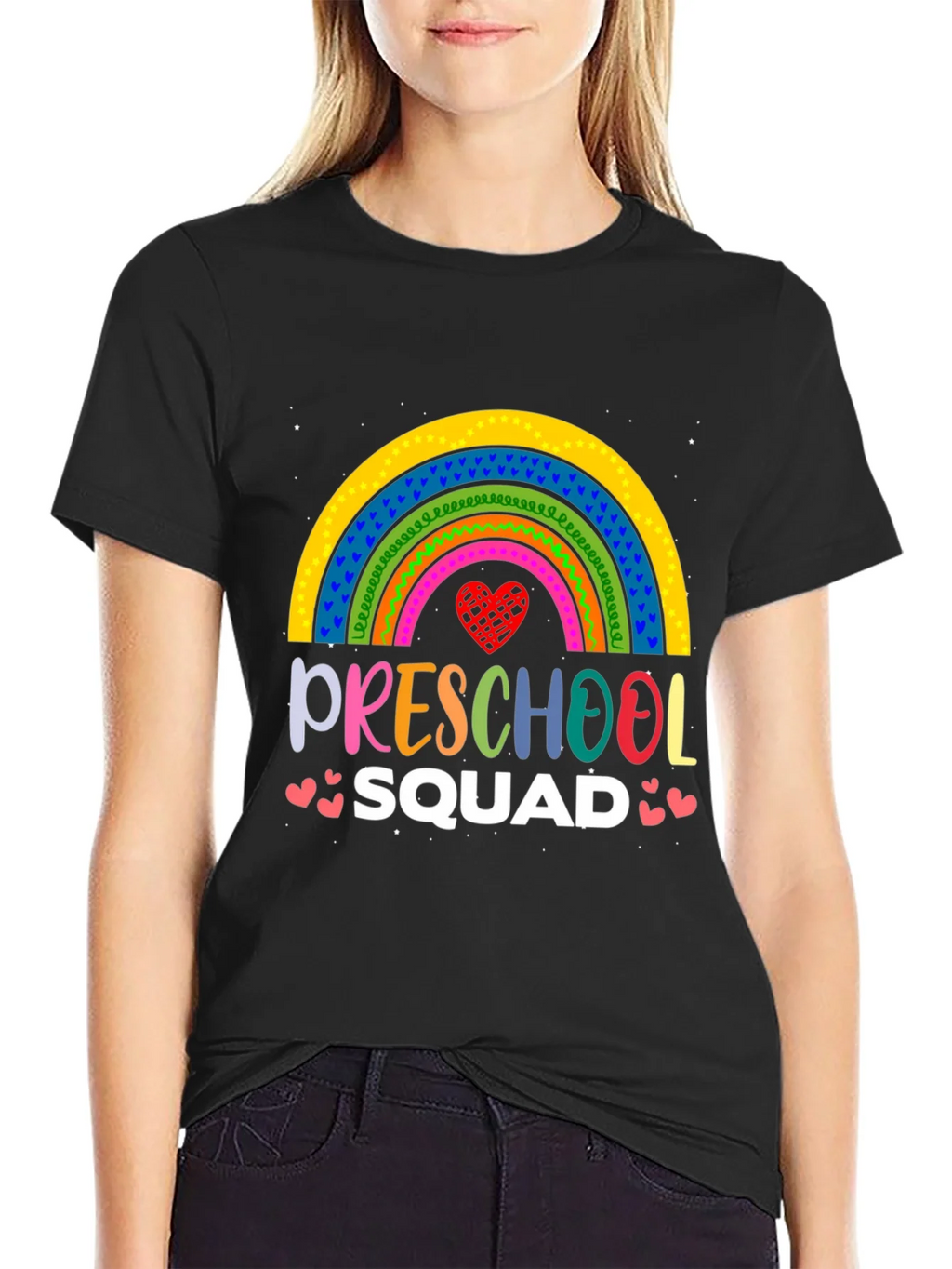 Preschool Squad Rainbow T-Shirt