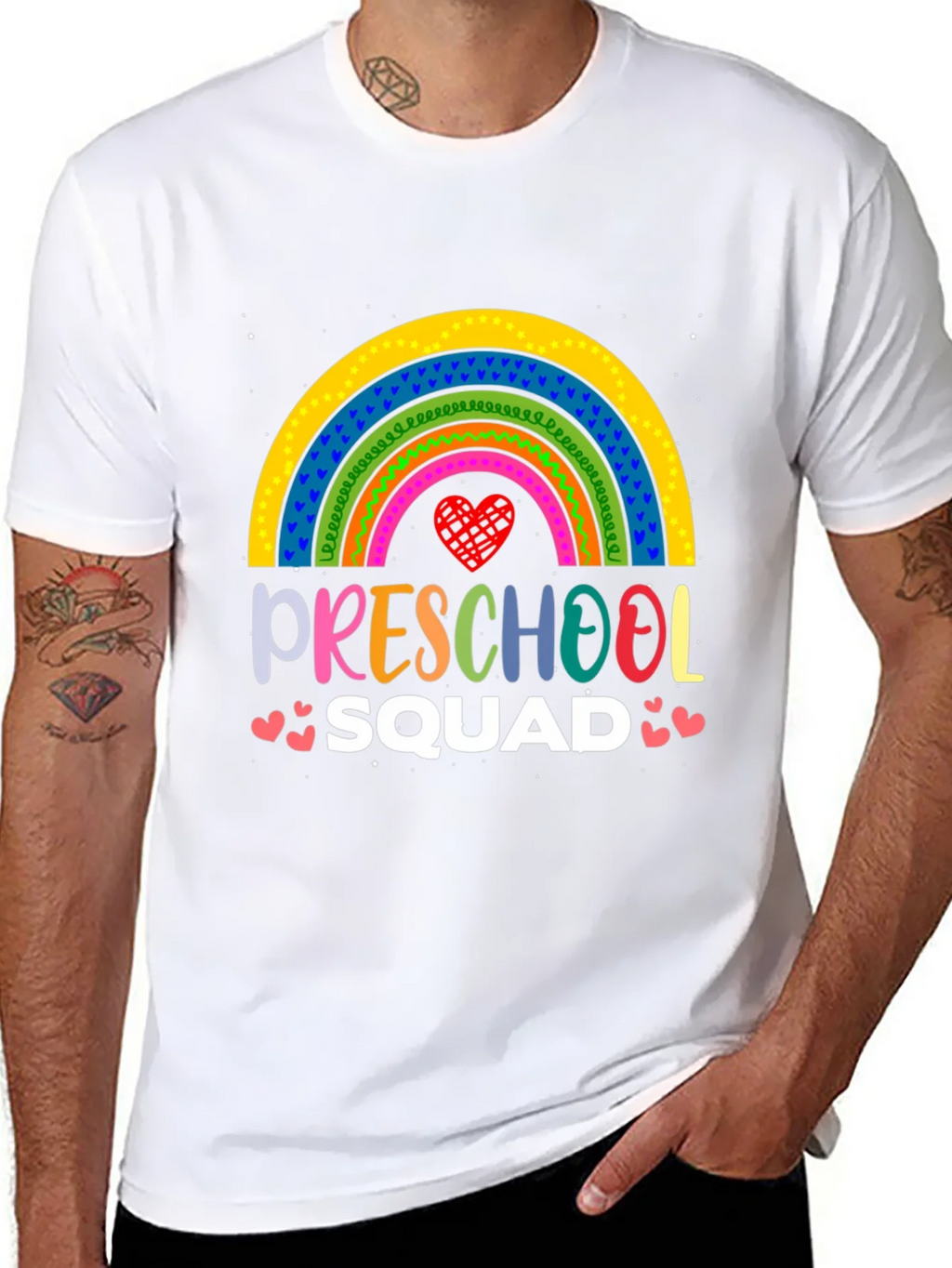 Preschool Squad Rainbow T-Shirt