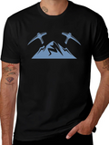 Mountain Peaks & Pickaxes Graphic Tee