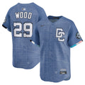 James Wood Washington Nationals City Connect Jersey - Blue