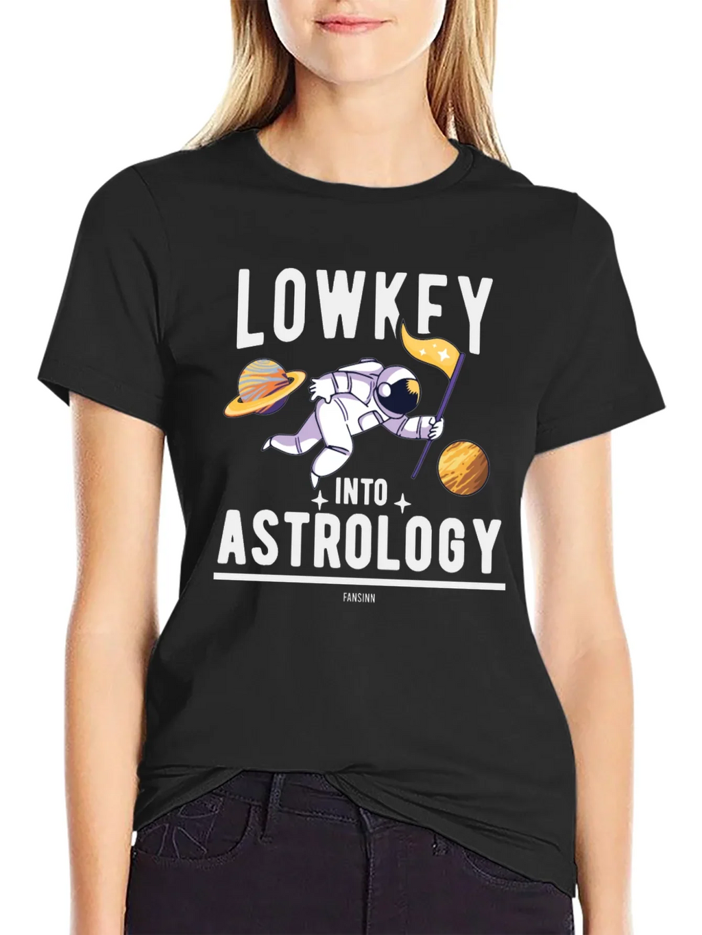 Lowkey Into Astrology T-Shirt - Space Humor Tee