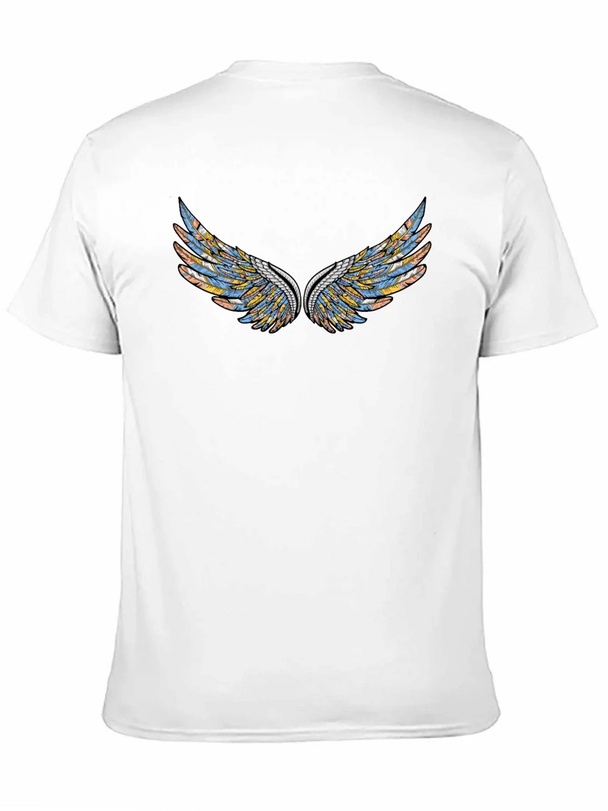 Wings Graphic Black T-Shirt