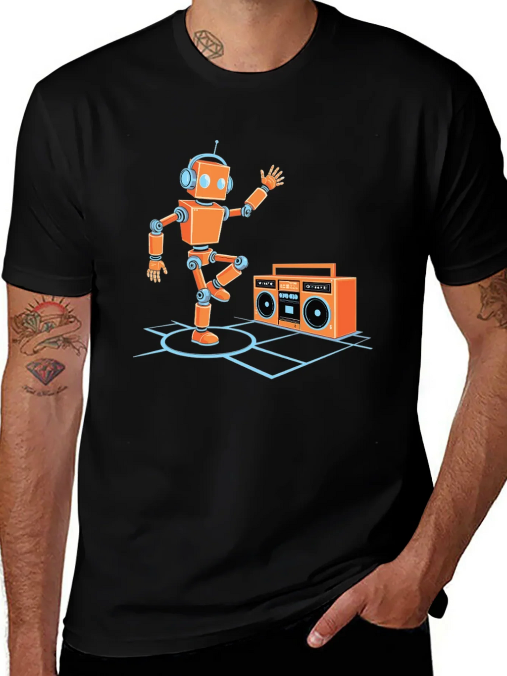 Dancing Robot Graphic Tee