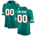 Custom Miami Dolphins Alternate Jersey - Aqua