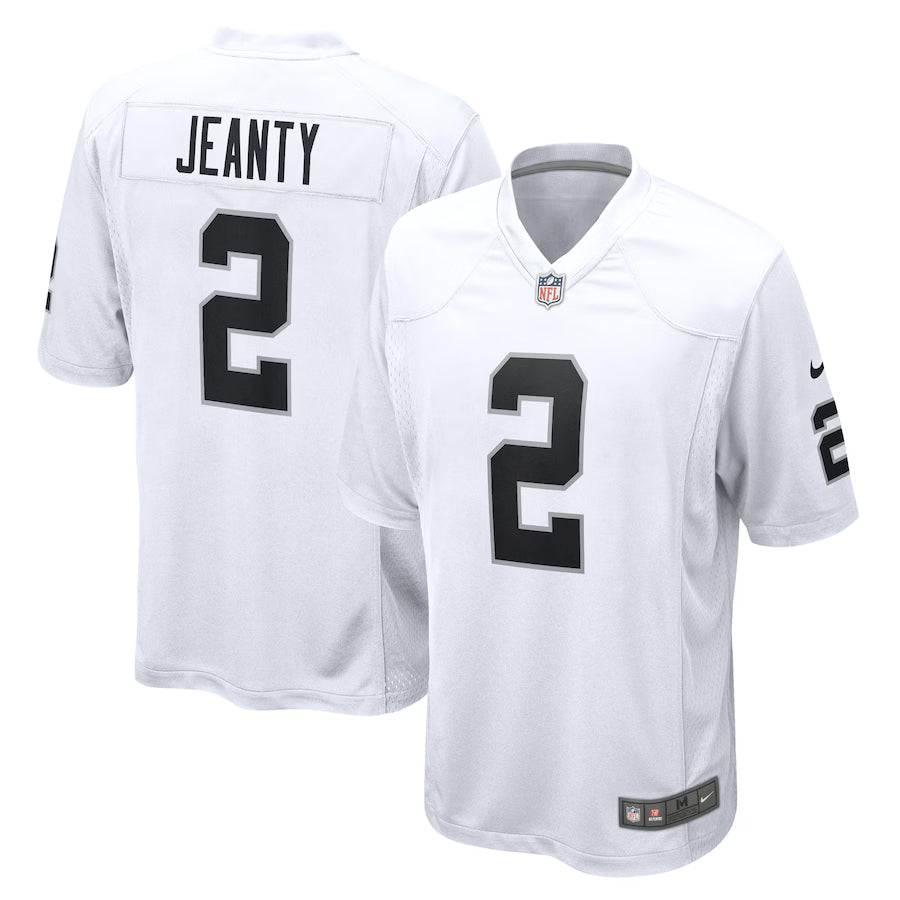 Ashton Jeanty Las Vegas Raiders Jersey - White
