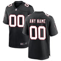 Custom Atlanta Falcons Throwback Jersey - Black
