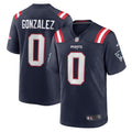 Christian Gonzalez New England Patriots Jersey - Navy
