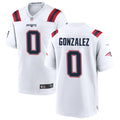 Christian Gonzalez New England Patriots Jersey - White