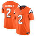 Patrick Surtain II Denver Broncos Mile High Collection Jersey - Orange