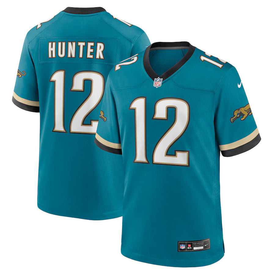 Travis Hunter Jacksonville Jaguars 2025  Draft First Round Pick 2nd Alternate Jersey - Teal