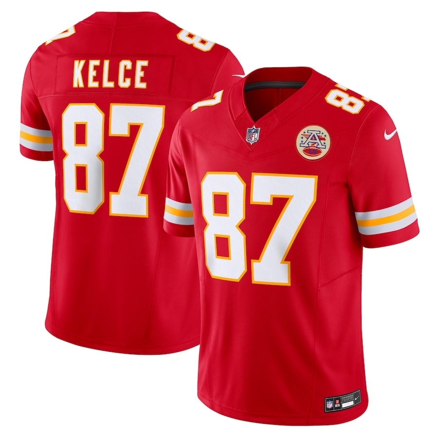 Travis Kelce Kansas City Chiefs Jersey - Red