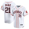 Yainer Diaz Houston Astros  Jersey - White