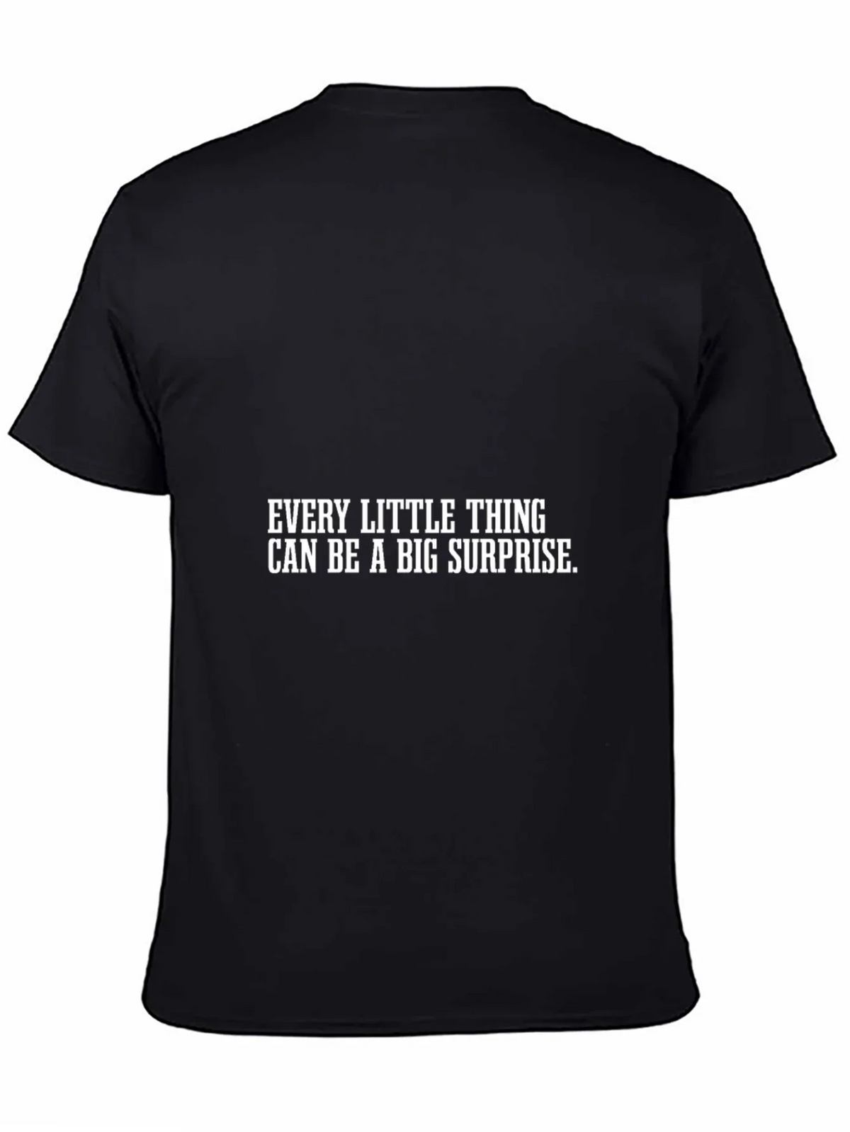 Surprise Graphic Tee - Mens Black T-Shirt