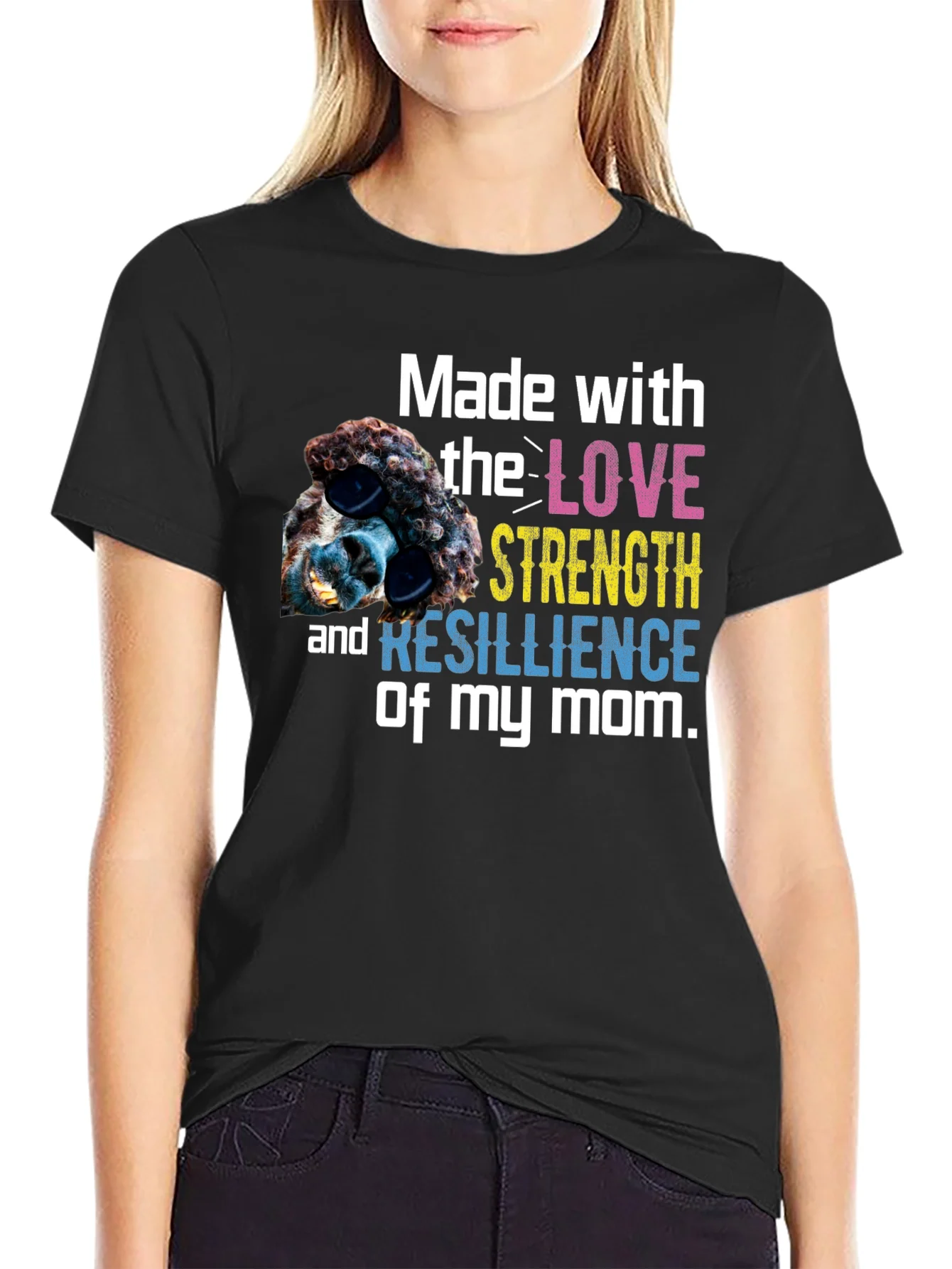 Made With Love Strength & Resilience Of My Mom T-Shirt
