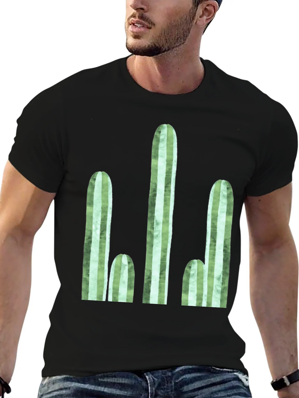 Cactus Graphic Tee - Trendy Desert Style