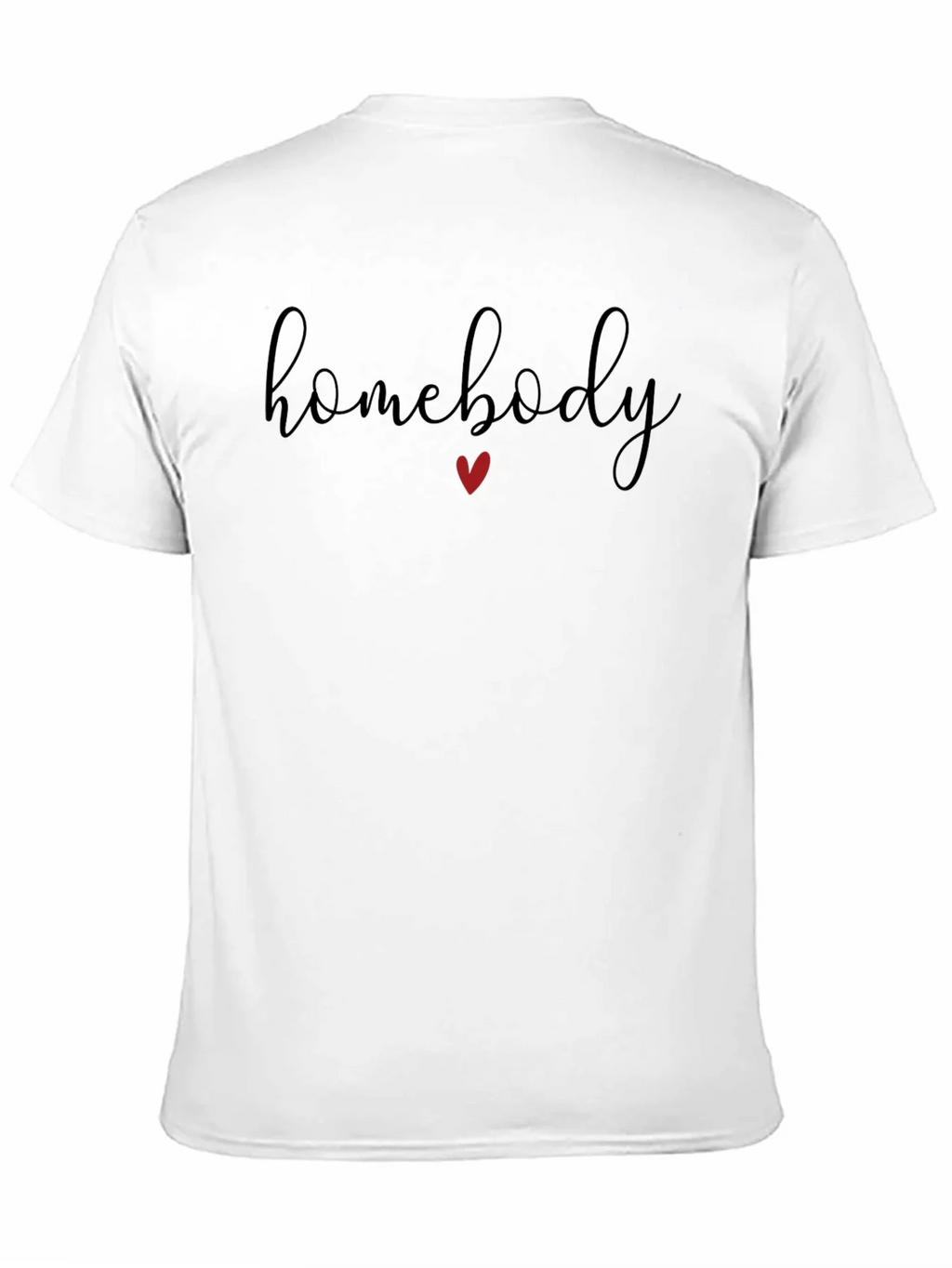 Homebody T-Shirt: Relaxed Fit Heart Detail