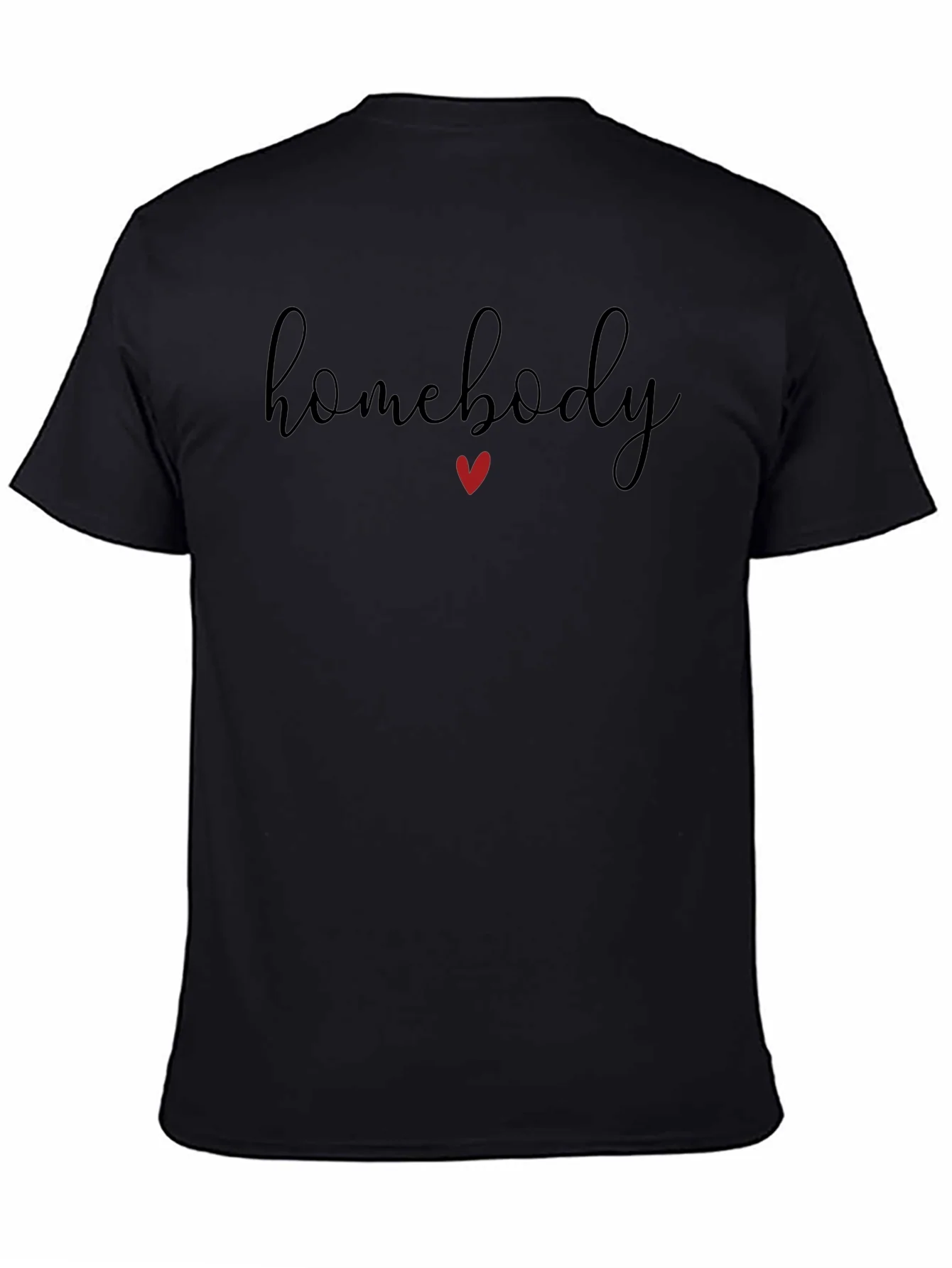 Homebody T-Shirt: Relaxed Fit Heart Detail