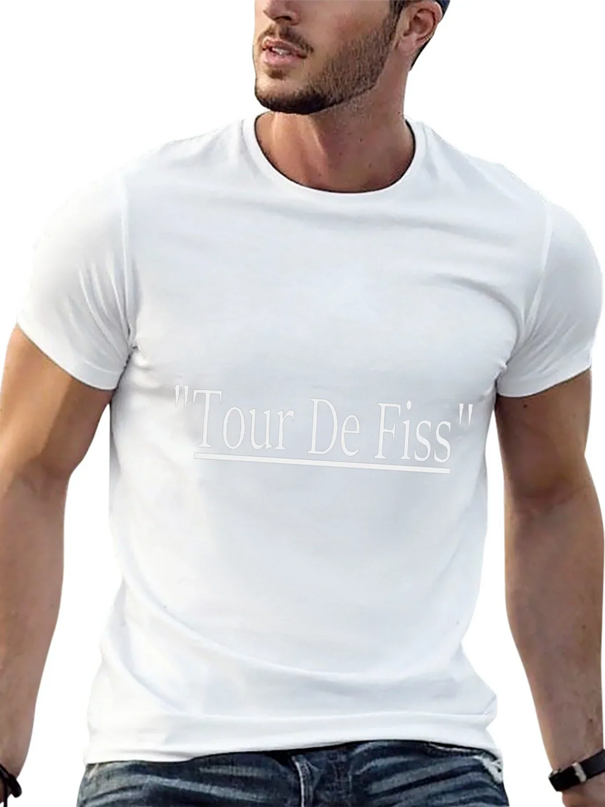 Tour De Fiss Black Graphic T-Shirt
