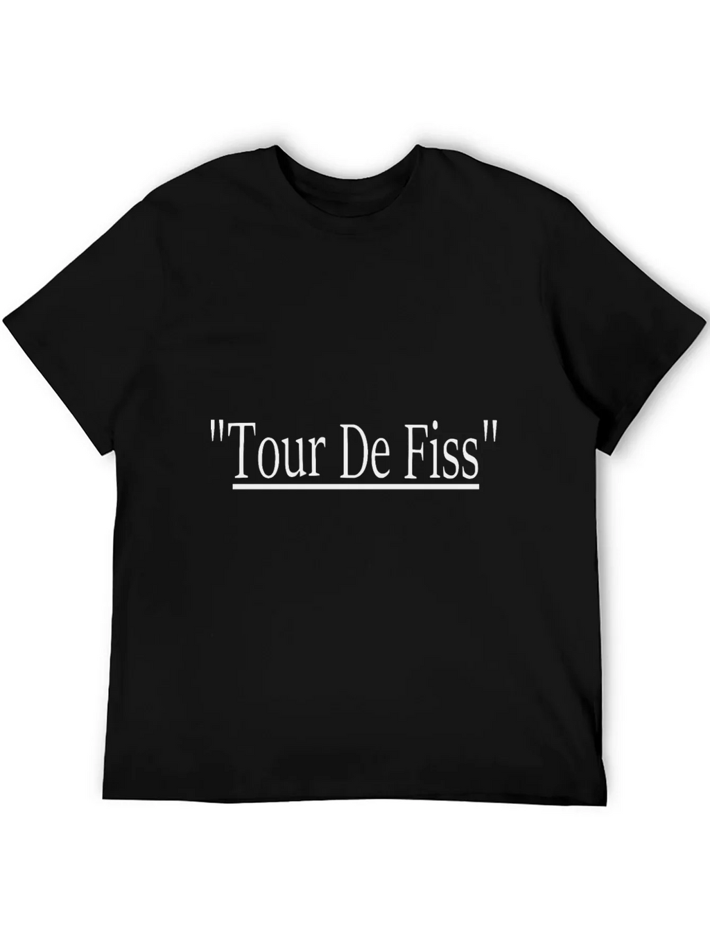 Tour De Fiss Black Graphic T-Shirt