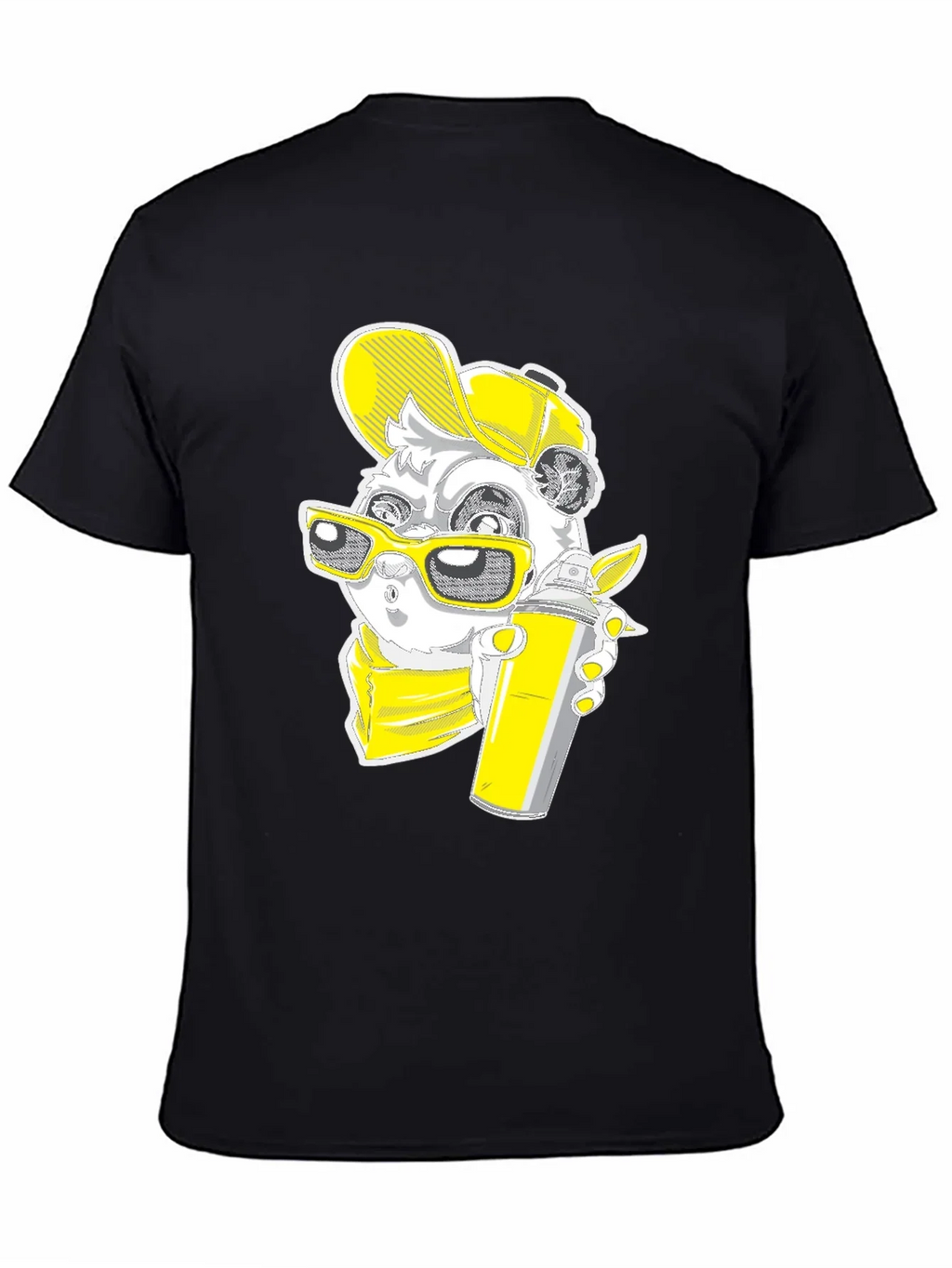 Graffiti Panda Graphic Tee - Urban Style