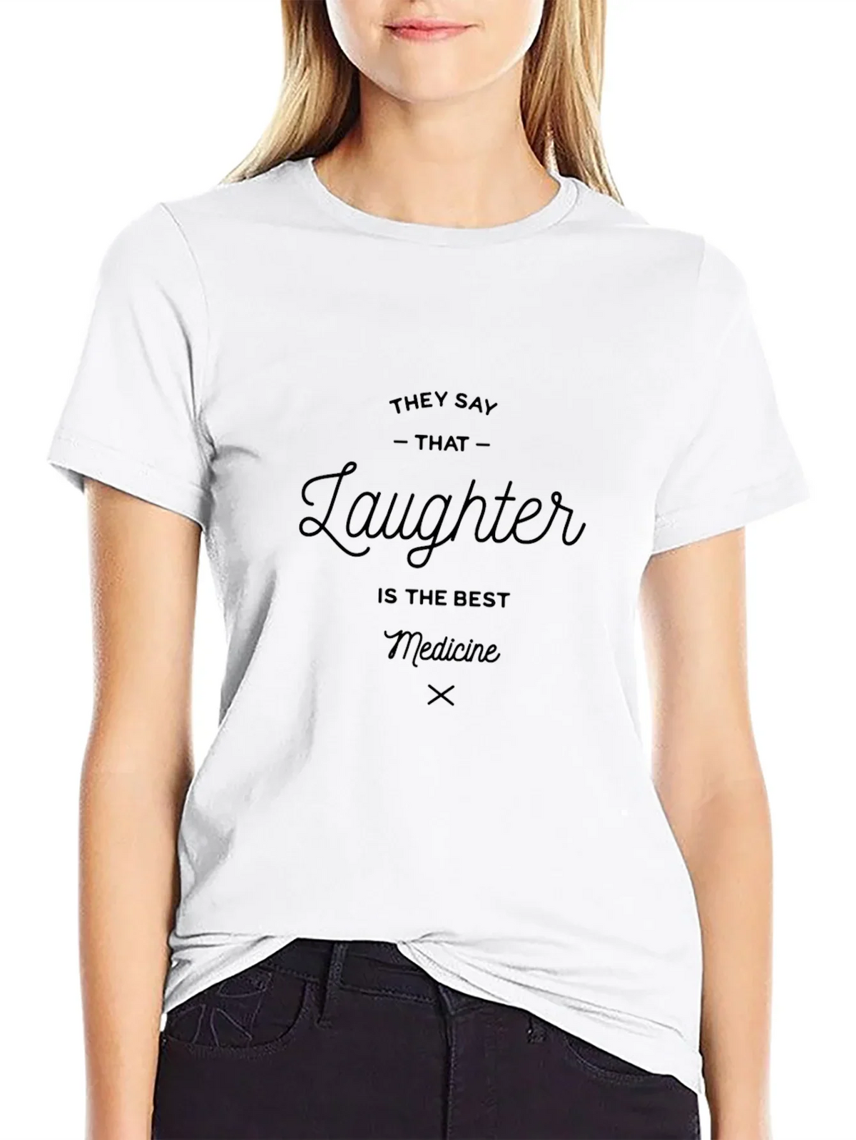 Laughter is the Best Medicine Graphic T-Shirt
