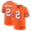 Patrick Surtain II Denver Broncos Mile High Collection Alternate Jersey - Orange