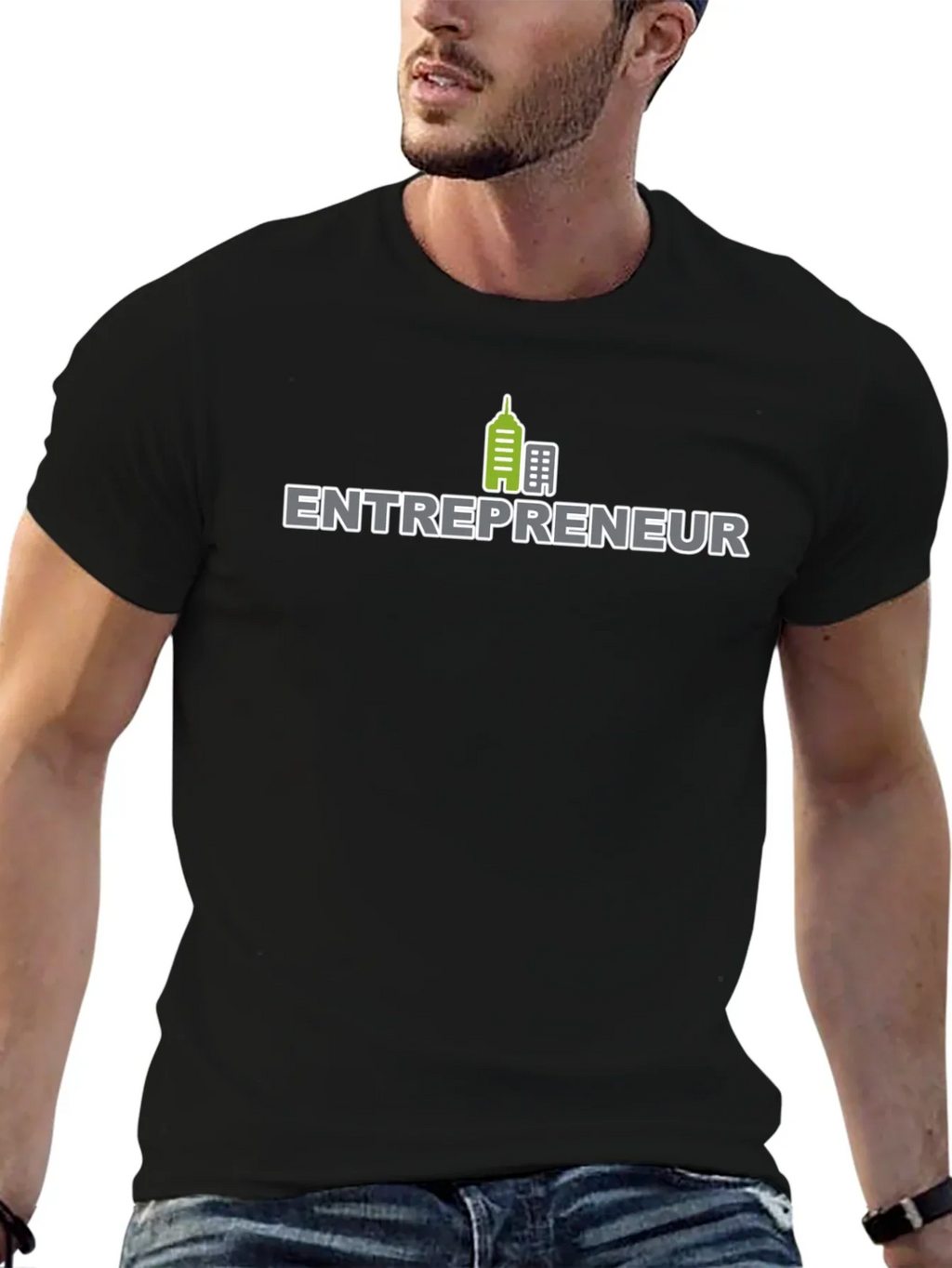 Entrepreneur Black T-Shirt - Building Success!