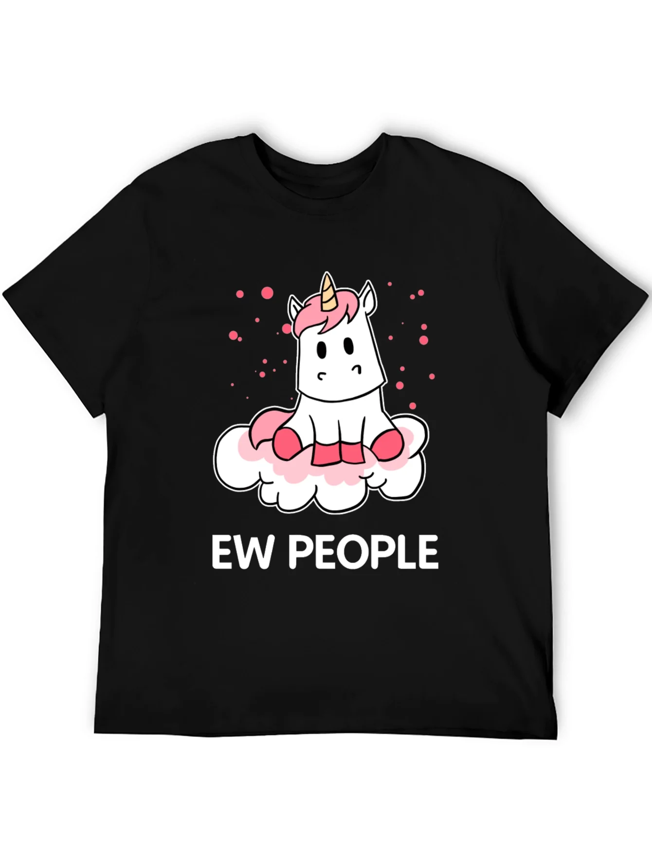 Ew People Unicorn Graphic Tee - Funny Introvert T-Shirt