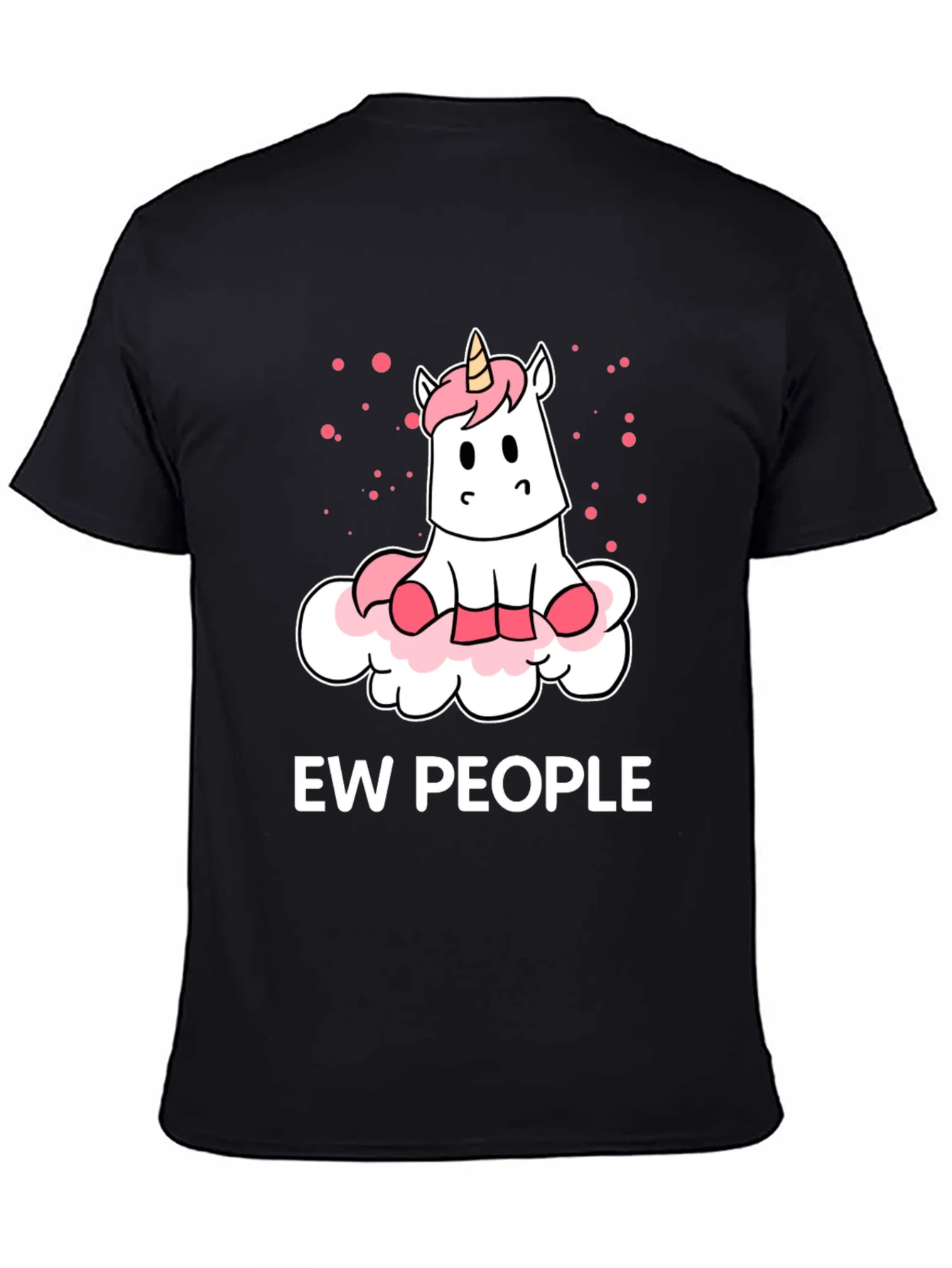 Ew People Unicorn Graphic Tee - Funny Introvert T-Shirt