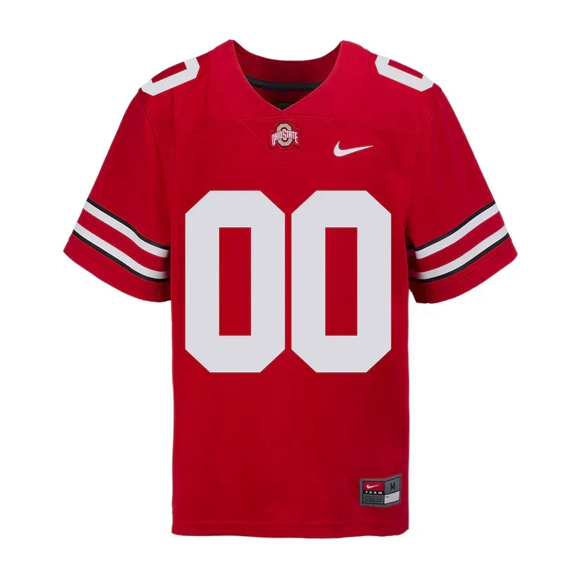 Custom Ohio States Buckeyes Jersey - Red