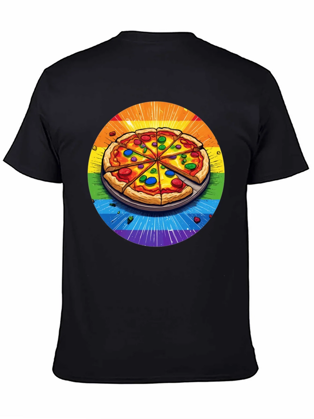Rainbow Pizza T-Shirt