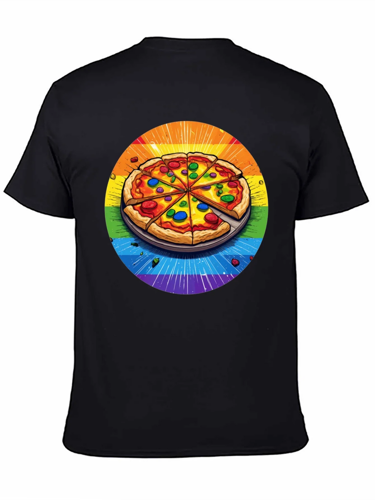Rainbow Pizza T-Shirt