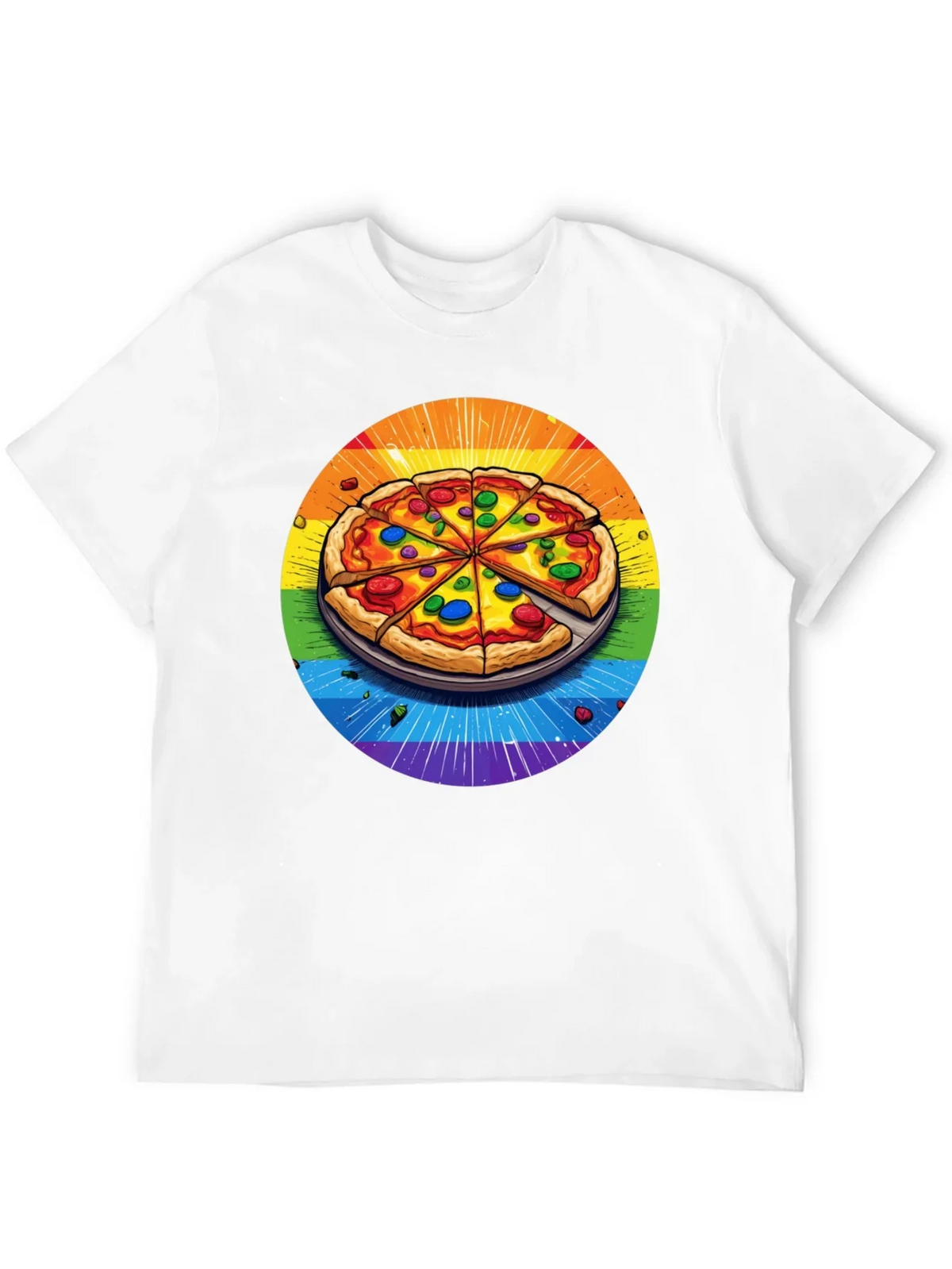 Rainbow Pizza T-Shirt