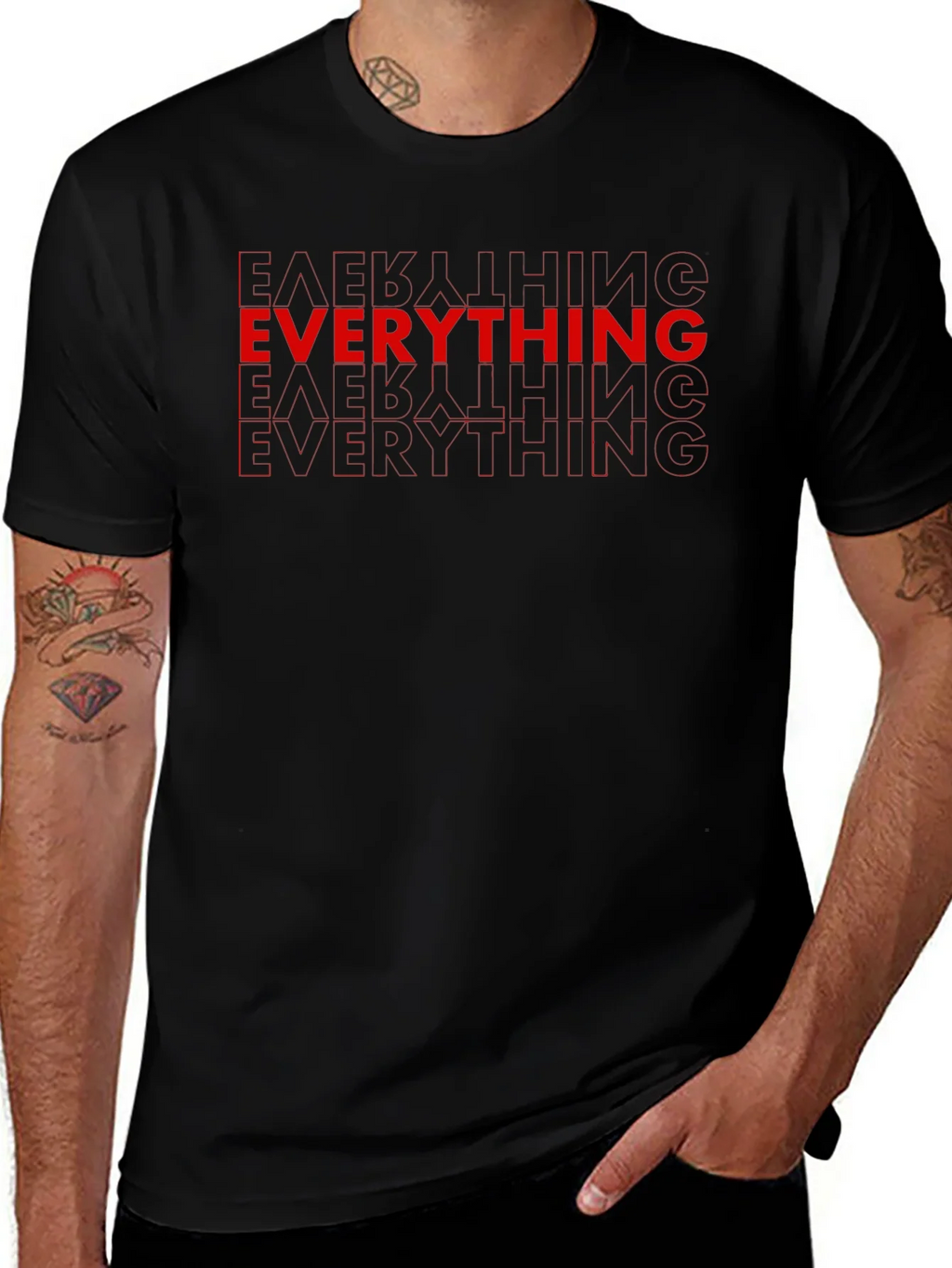 Everything Graphic Tee - Mens Black T-Shirt