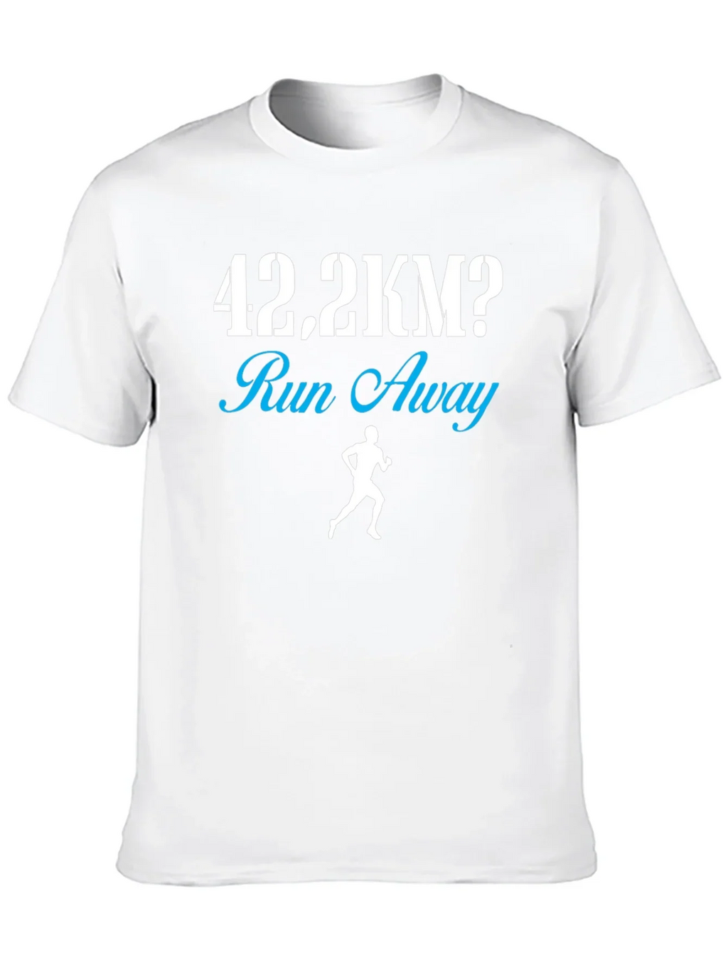 42.2KM Run Away Funny Marathon Runner T-Shirt